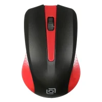 Мышь Oklick 485MW (черный/красный) фото 1